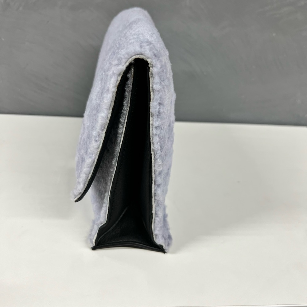 Proenza Schouler Lavender Shearling Clutch - Picture 4 of 10